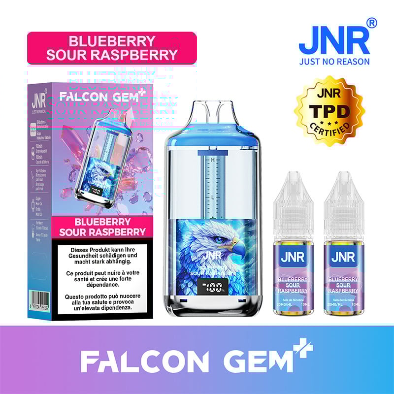 SPV B2B - Kit Falcon GEM+ 30K - Blueberry Sour Raspberry - JNR