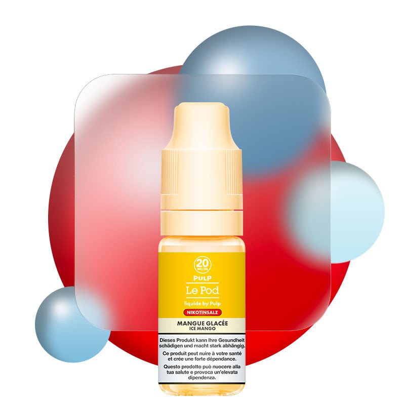 E-liquide Mangue Glacée - Sels de nicotine - Le Pod by Pulp
