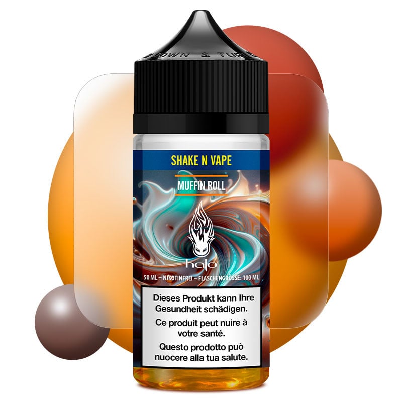 E-liquide Halo Muffin Roll Shake N Vape | Freevap