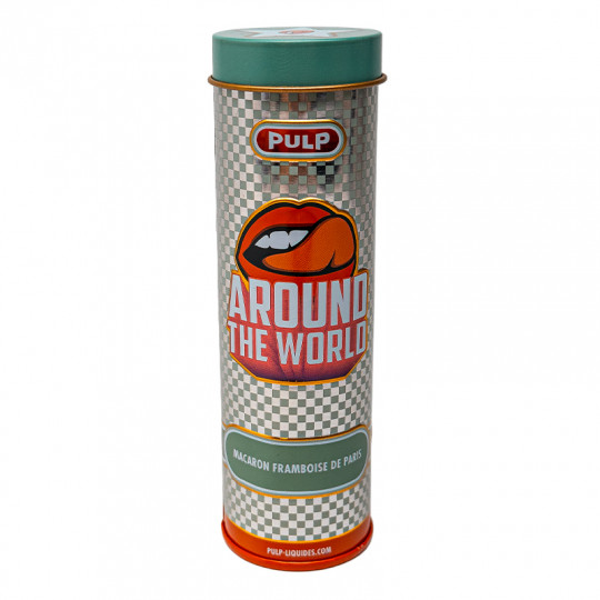 Tube métallique Macaron Framboise de Paris - Around the World - Pulp