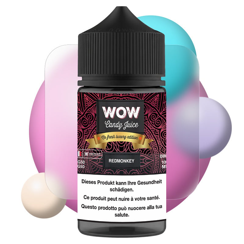 Red Monkey No Fresh - WOW Candy Juice by Made in Vape | 100 ml