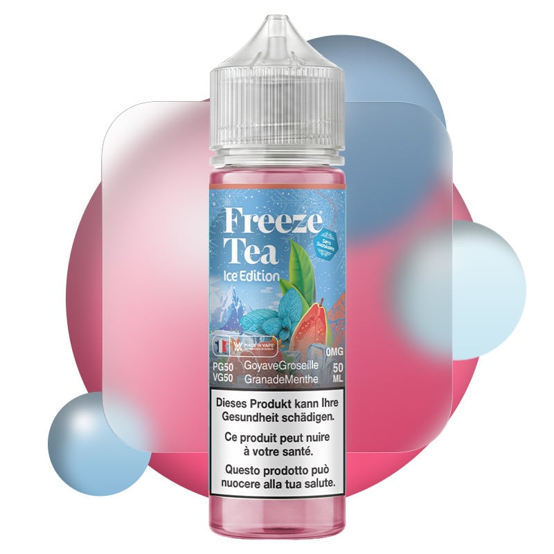 Goyave Groseille Grenade Menthe - Freeze Tea Ice Edition | Freevap