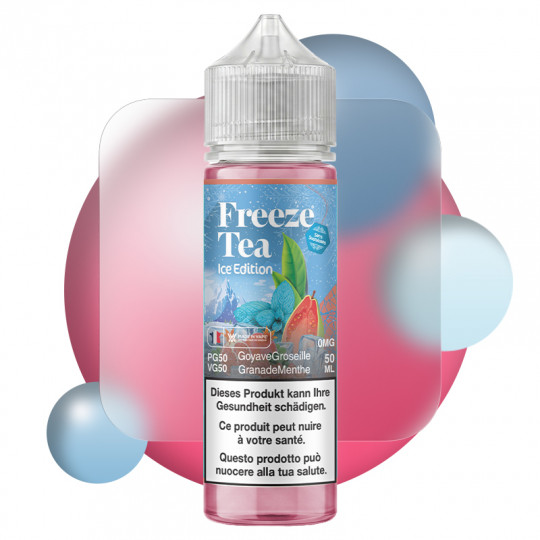 Goyave Groseille Grenade Menthe - Freeze Tea Ice Edition | 50 ml in 70 ml