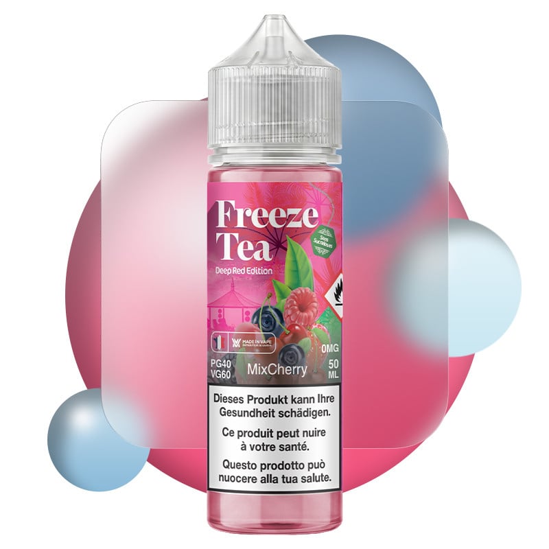 Mix Cherry - Freeze Tea Deep Red Edition | 50ml in 70ml