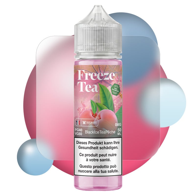 Black Ice Tea Pêche - Freeze Tea | Freevap