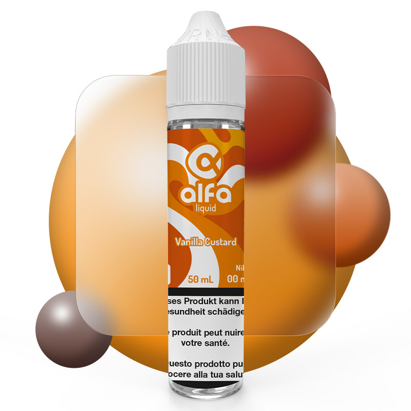 Vanilla Custard - Alfaliquid | Gourmets | 50ml in 70ml