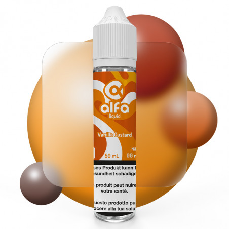 Vanilla Custard - Alfaliquid | Gourmets | 50ml in 70ml