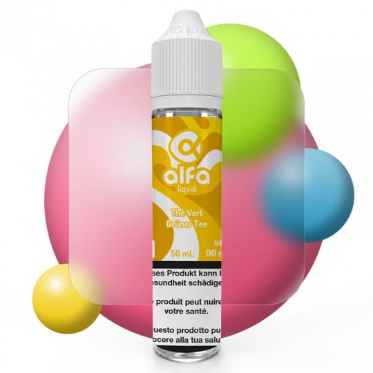 Grüner Tee - Alfaliquid | Drinks | 50ml in 70ml