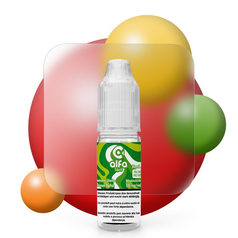 Pomme Verte - Alfaliquid | Fruités | 10 ml
