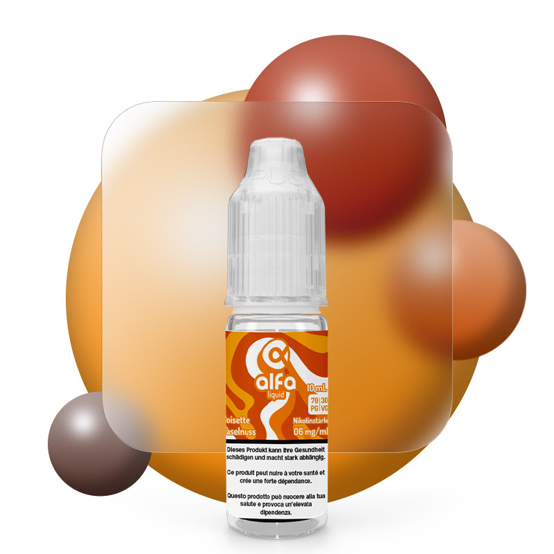 E-Liquide Noisette - Gourmands - Alfa | 10 ml