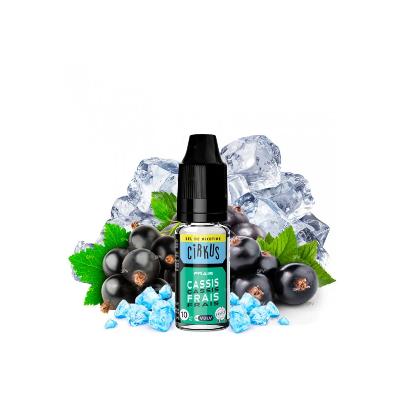 Cassis Frais - Sels de nicotine - CirKus by VDLV | 10ml - 20 mg
