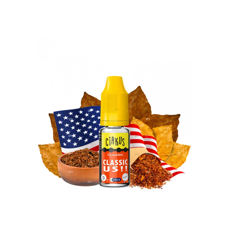 E-Liquid Classic US (heller Tabak) – Cirkus Authentic 10 ml – 12 mg