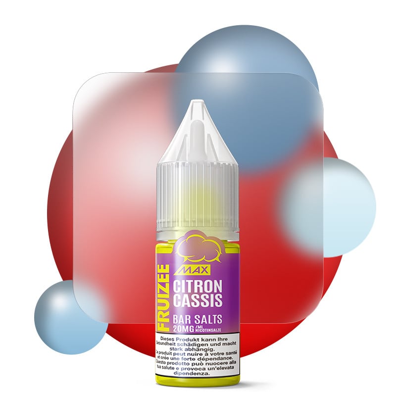 Lemon Blackcurrant – Bar Salts – Fruizee Max by Eliquid France | 10 ml