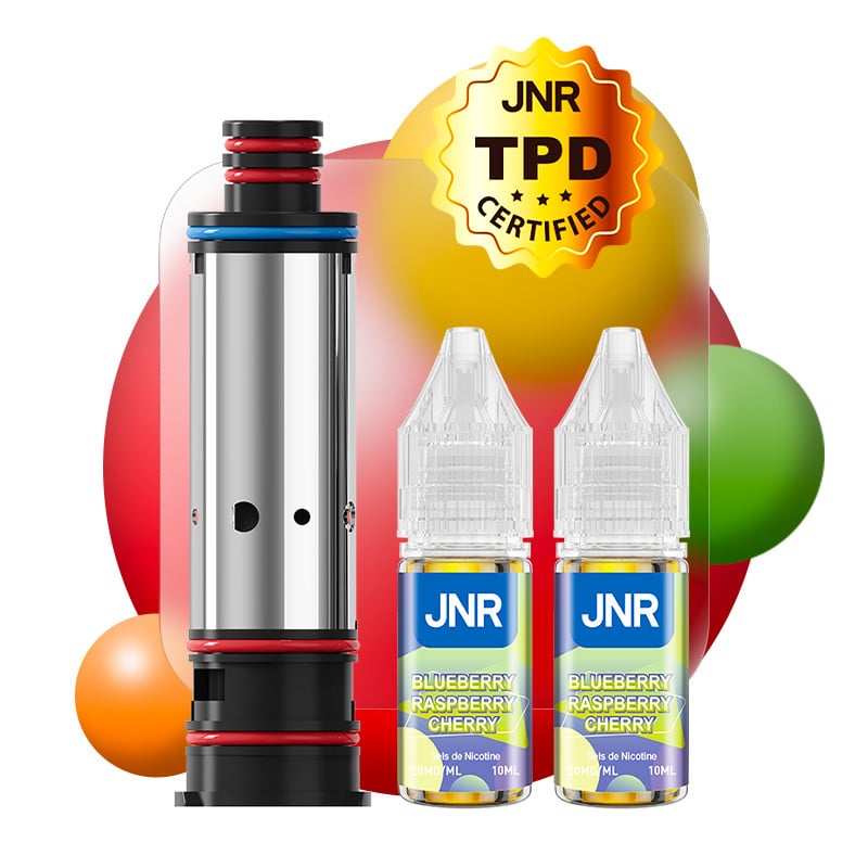 Résistance Falcon Infinity 55K + E-liquides Blueberry Raspberry Cherry – JNR