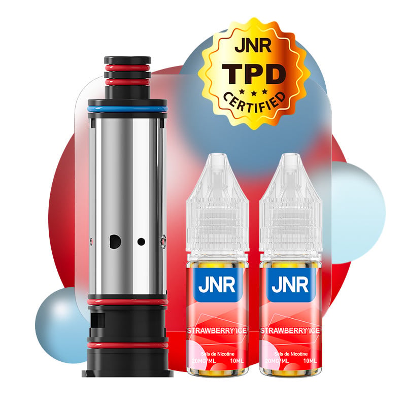 Résistance Falcon Infinity 55K + E-liquides Strawberry Ice  – JNR