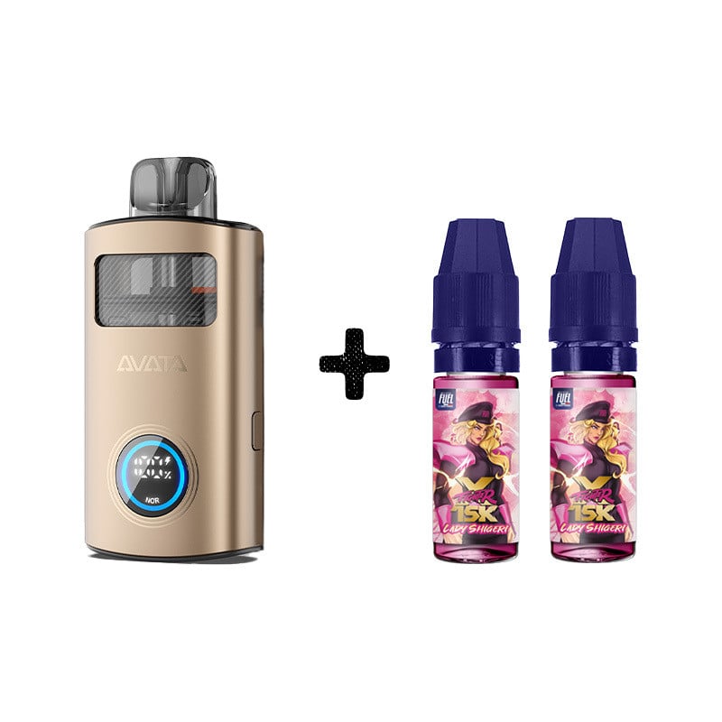 Pack Avata + 2 E-liquides Lady Shigeri X Fighter 15K