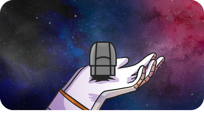 Cartouches jetables avec liquide pour vape Pod spécial débutant