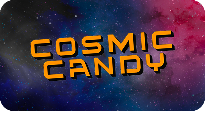 E-Liquid Shortfill Bonbon Geschmack Cosmic Candy inklusive Booster