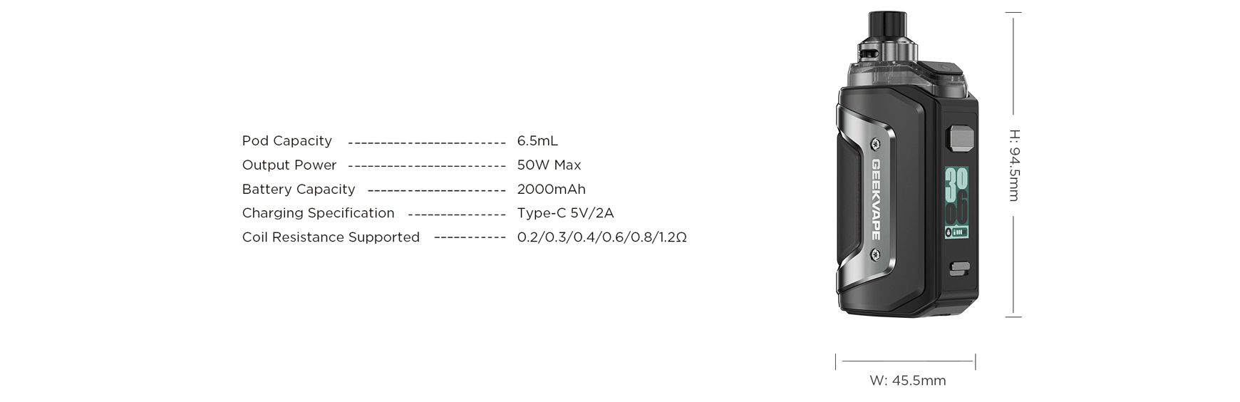 Aegis HERO 5 SPV Specs 4
