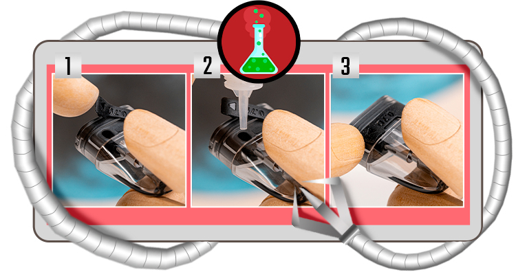 Filling the Argus G cartridge