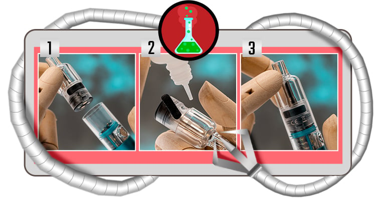 Filling the Cyber G cartridge