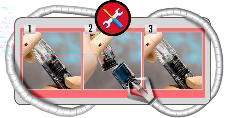 Changement de cartouche Cyber S