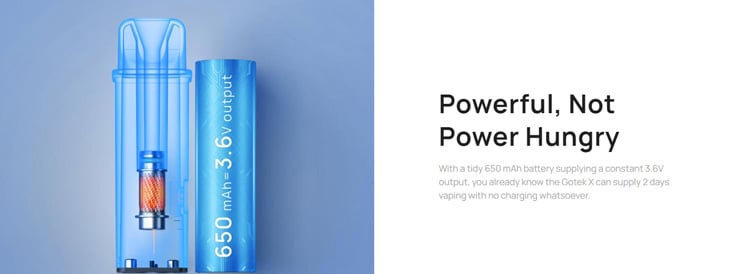 Pod Gotek X, small power for big performance