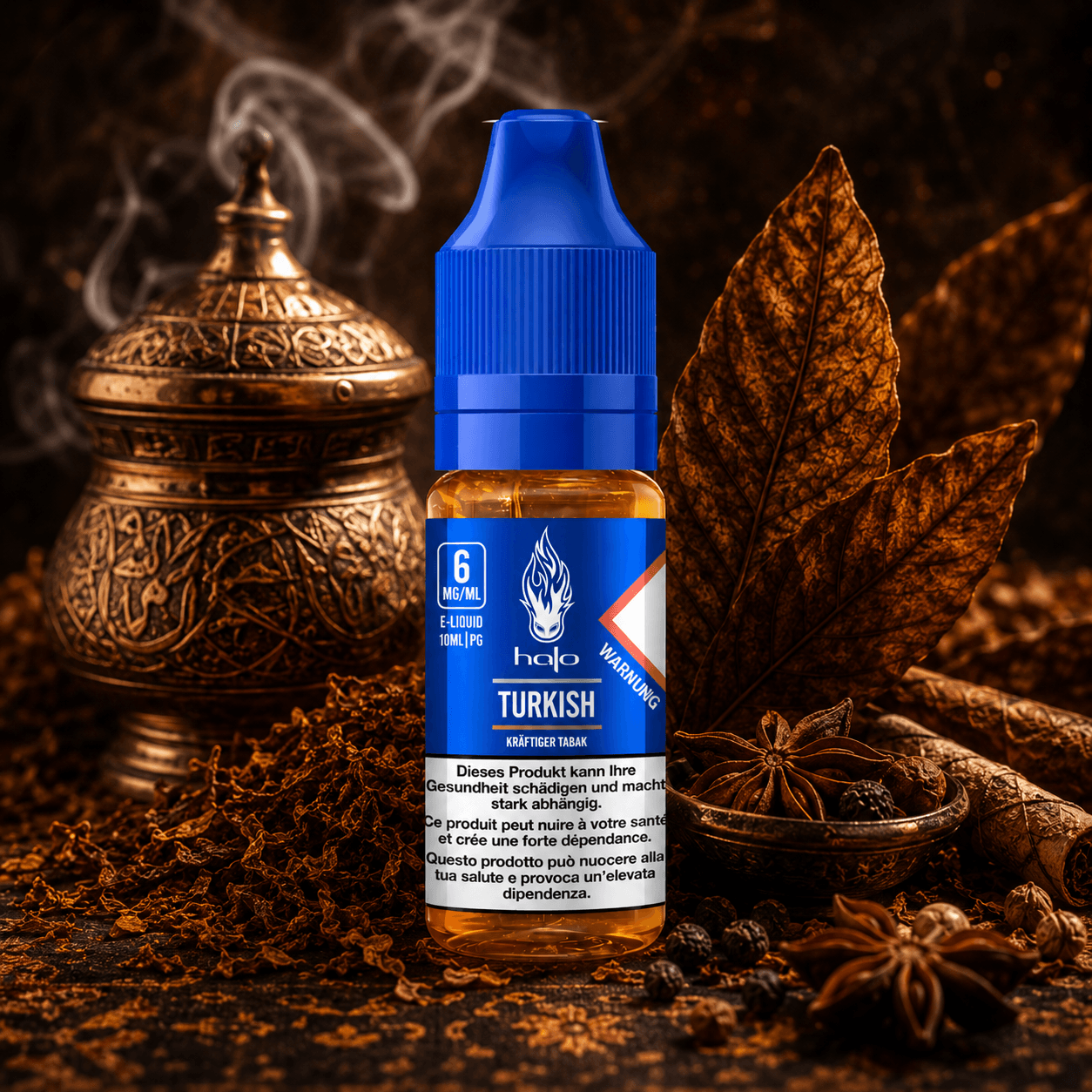 halo turkish tobacco vape juice E-Juice & Vape Juice | Freebase & Salt Nic E-Liquids main image 0