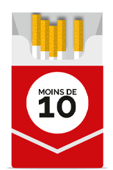 Votre choix de nicotine pour les petits fumeurs (moins de 10 cigarettes par jour)