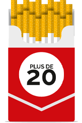 Gros fumeur - Plus de 20 cigarettes par jour