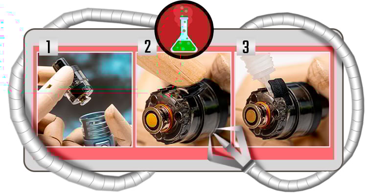 Remplissage du pod Drag H40