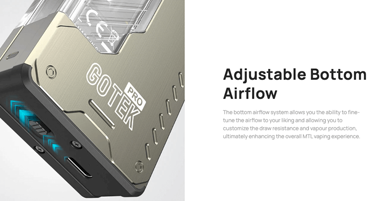 Airflow du pod Gotek Pro