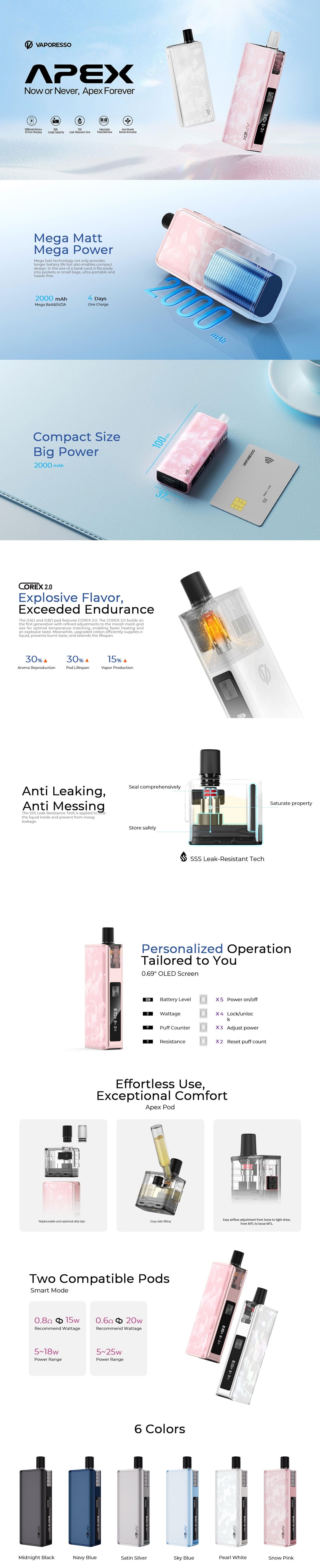 Kit Apex Vaporesso - SPV