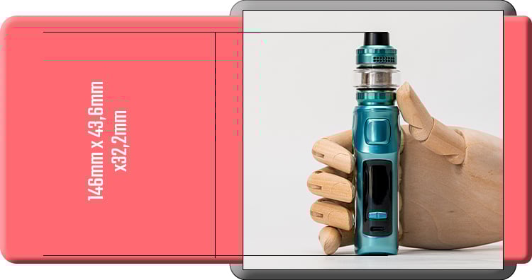 Dimensions du kit Mag Solo par Smok