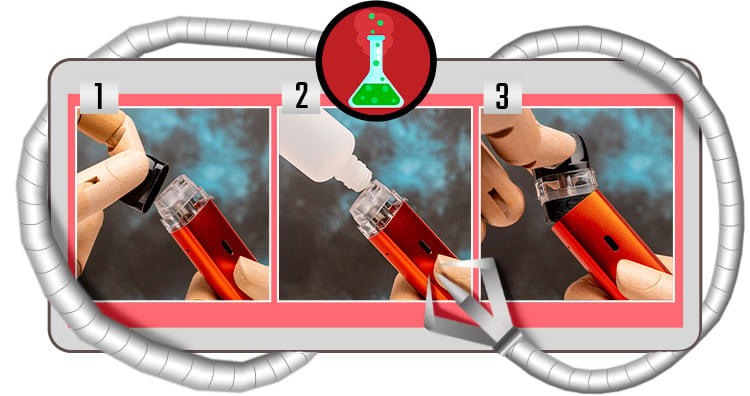 Remplissage de la cartouche Vinci Series V2