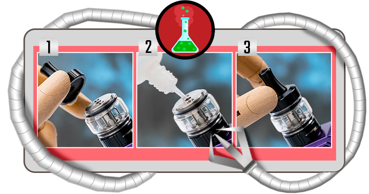 Auffüllen des UB Lite Clearomizers