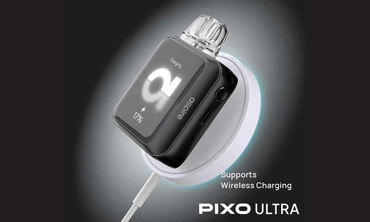 Aspire Pixo Ultra wireless charge