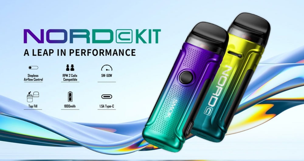 Kit Pod Nord 2 Smok - Ihr Spezialist e-Zigaretten, e-Liquids in der Schweiz