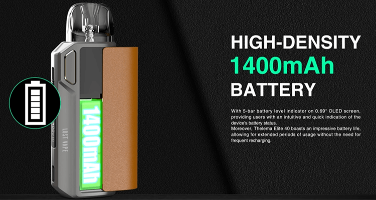 Thelema Elite 40 battery