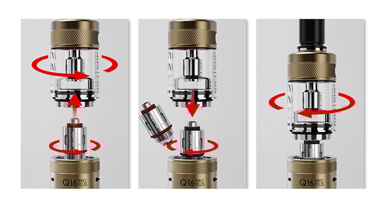 Q16 Pro Plus coil replacement