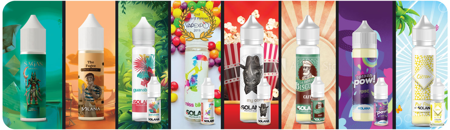 banniere Solana fabricant de e-liquide français