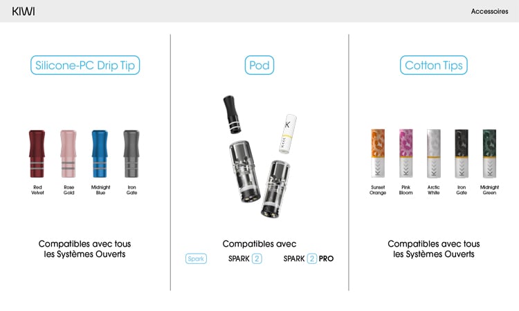 Spark 2 Pro - Swiss ProVape - accessories