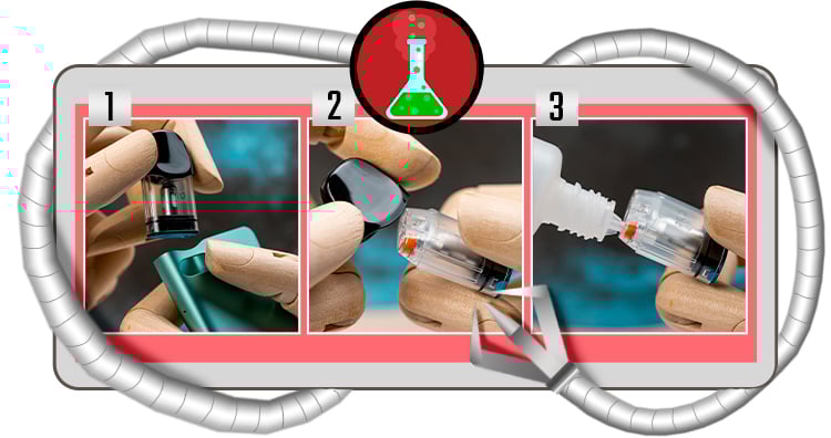 remplissage pod top fill