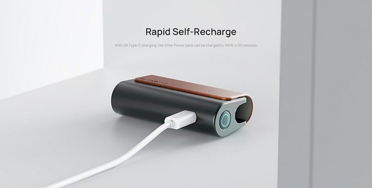 Recharge rapide de la powerbank vilter S