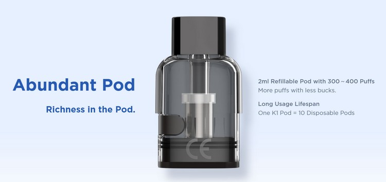 Cartridge of the Wenax k1 vape