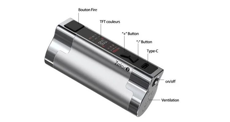 operation of the Zelos 3 box from Aspire