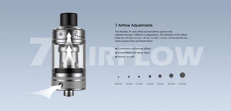 Airflow Nautilus 3 2 mm - Aspire