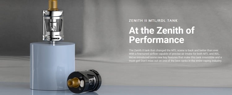 Clearomizer Zenith 2 für Limax Kit