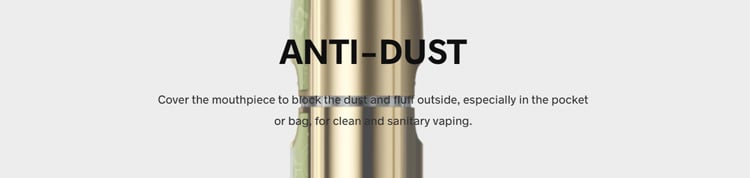 Anti-dust system of the Vmate E vape